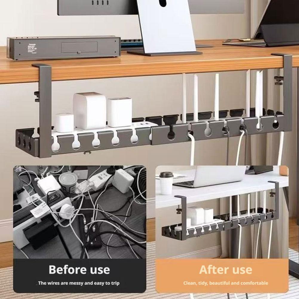 Extendable Under Desk Cable Management No Drilling M